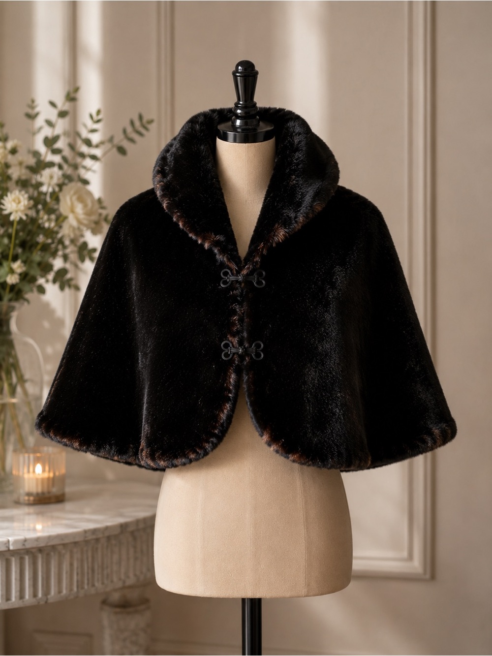 Vintage Fur Cape